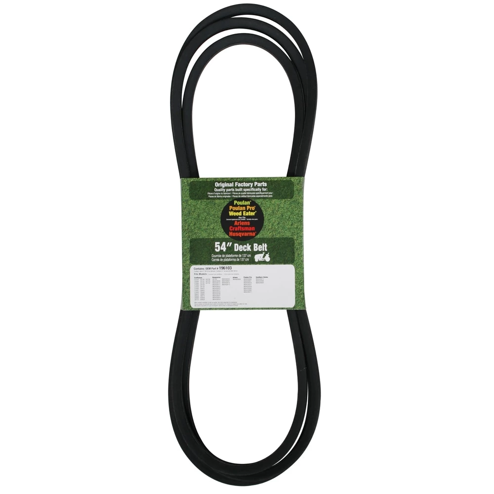 Best Sale ๐งจ Husqvarna Lawn Mower Belts 54-in Deck Belt for Riding Mower/Tractors (5/8-in W x 148-in L) ๐ 1 Best Sale ๐งจ Husqvarna Lawn Mower Belts 54-in Deck Belt for Riding Mower/Tractors (5/8-in W x 148-in L) ๐