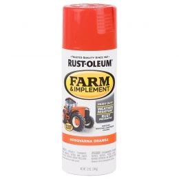 HusqvarnaJohn Deere Sales 45 Best deal ๐ Rust-Oleum Gloss Husqvarna Orange Spray Paint (NET WT. 12-oz) ๐