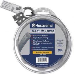 Buy 🧨 Husqvarna String Trimmer Line 50-ft Spool 0.095-in Titanium Force Pre-cut Trimmer Line 😍