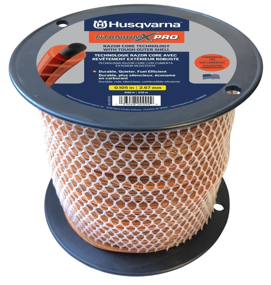 Best Sale ๐ Husqvarna String Trimmer Line 690-ft Spool 0.105-in Titanium X-Pro Spooled Trimmer Line ๐ 3 Best Sale ๐ Husqvarna String Trimmer Line 690-ft Spool 0.105-in Titanium X-Pro Spooled Trimmer Line ๐ - Image 3