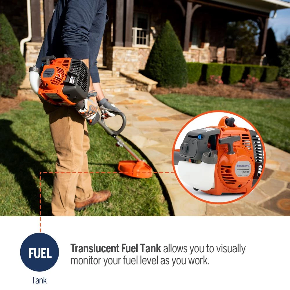 Promo ❤️ Husqvarna Gas String Trimmers 128LD 28-cc 2-Cycle 17-in Straight Shaft Gas String Trimmer with Attachment Capable ✔️ 18 Promo ❤️ Husqvarna Gas String Trimmers 128LD 28-cc 2-Cycle 17-in Straight Shaft Gas String Trimmer with Attachment Capable ✔️ - Image 18