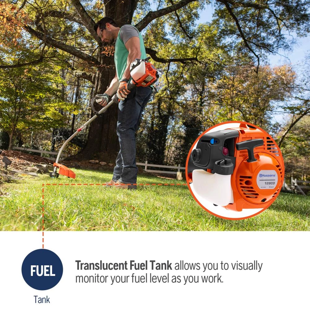 Cheapest 🎁 Husqvarna Gas String Trimmers 128CD 28-cc 2-Cycle 17-in Curved Shaft with Attachment Capable 👏 12 Cheapest 🎁 Husqvarna Gas String Trimmers 128CD 28-cc 2-Cycle 17-in Curved Shaft with Attachment Capable 👏 - Image 12