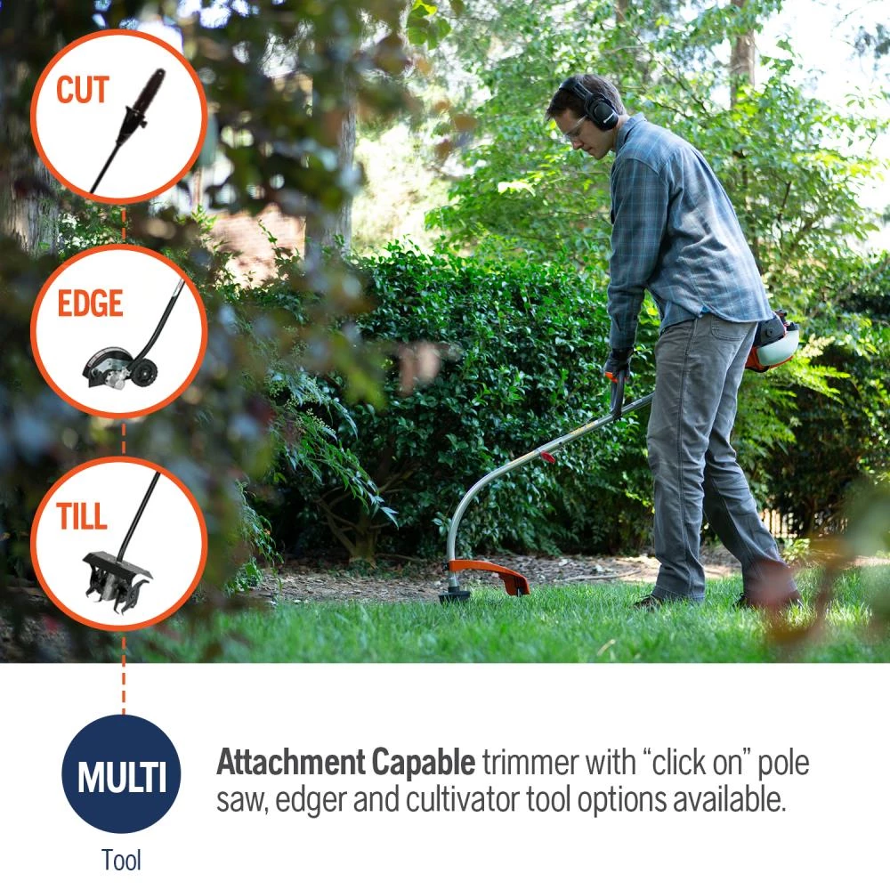 Cheapest 🎁 Husqvarna Gas String Trimmers 128CD 28-cc 2-Cycle 17-in Curved Shaft with Attachment Capable 👏 8 Cheapest 🎁 Husqvarna Gas String Trimmers 128CD 28-cc 2-Cycle 17-in Curved Shaft with Attachment Capable 👏 - Image 8