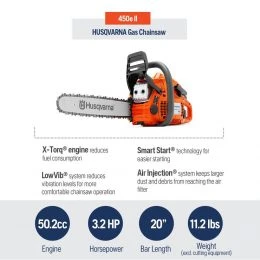 Top 10 👏 Husqvarna Gas Chainsaws 450e 20-in 50.2-cc 2-Cycle Gas Chainsaw 🔔 13 Top 10 👏 Husqvarna Gas Chainsaws 450e 20-in 50.2-cc 2-Cycle Gas Chainsaw 🔔 -HusqvarnaJohn Deere Sales 12030359
