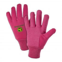 Discount ๐คฉ John Deere Womens Large Pink Polyester Garden Gloves โจ