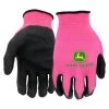 Deals 💯 John Deere Work Gloves FeMens Nitrile Dipped Multipurpose Gloves, Large (1-Pairs) 🔔
