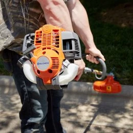 Cheap 🌟 Husqvarna Gas String Trimmers 324L 25-cu cm 4-cycle 18-in Straight Shaft Gas String Trimmer 🌟 -HusqvarnaJohn Deere Sales 16989214