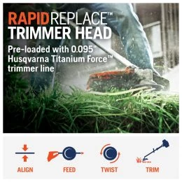 Best reviews of ❤️ Husqvarna String Trimmer Heads Husq Rapid Replace Trimmer Head 🛒 -HusqvarnaJohn Deere Sales 43252377