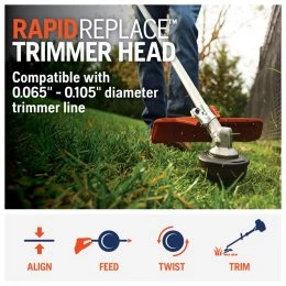 Best reviews of ❤️ Husqvarna String Trimmer Heads Husq Rapid Replace Trimmer Head 🛒 -HusqvarnaJohn Deere Sales 43252379