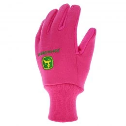Flash Sale 💯 John Deere Unisex Child Pink Polyester Garden Gloves 🔥 -HusqvarnaJohn Deere Sales 45442182