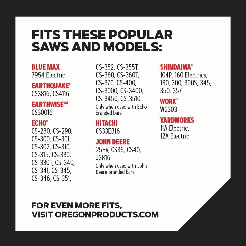 Buy ๐ Oregon Chainsaw Chains Oregon S57 AdvanceCut Chainsaw Chain for 16-Inch Bar -57 Drive Links – low-kickback chain fits Cub Cadet, Echo, John Deere, Shindaiwa and more โ๏ธ 2 Buy ๐ Oregon Chainsaw Chains Oregon S57 AdvanceCut Chainsaw Chain for 16-Inch Bar -57 Drive Links – low-kickback chain fits Cub Cadet, Echo, John Deere, Shindaiwa and more โ๏ธ - Image 2