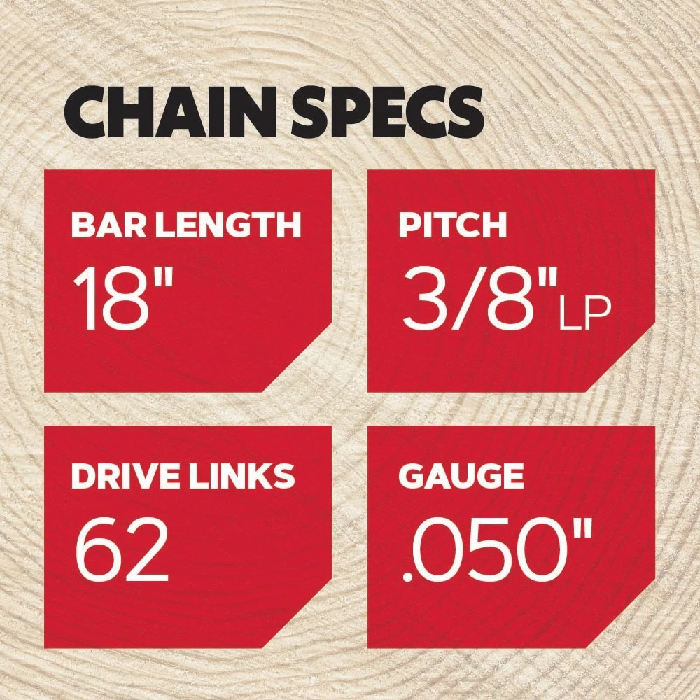Hot Sale 😍 Oregon Chainsaw Chains Oregon S62 AdvanceCut Chainsaw Chain for 18-Inch Bar -62 Drive Links – low-kickback chain fits Husqvarna, Echo, Poulan, Craftsman, Echo and more 👍 3 Hot Sale 😍 Oregon Chainsaw Chains Oregon S62 AdvanceCut Chainsaw Chain for 18-Inch Bar -62 Drive Links – low-kickback chain fits Husqvarna, Echo, Poulan, Craftsman, Echo and more 👍 - Image 3