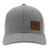 Coupon 🧨 John Deere Hats JD Grey/White Trucker Leather Patch 😀