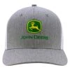 Best reviews of 👏 John Deere Hats JD Heather Grey/Kelly Trucker Cap ❤️