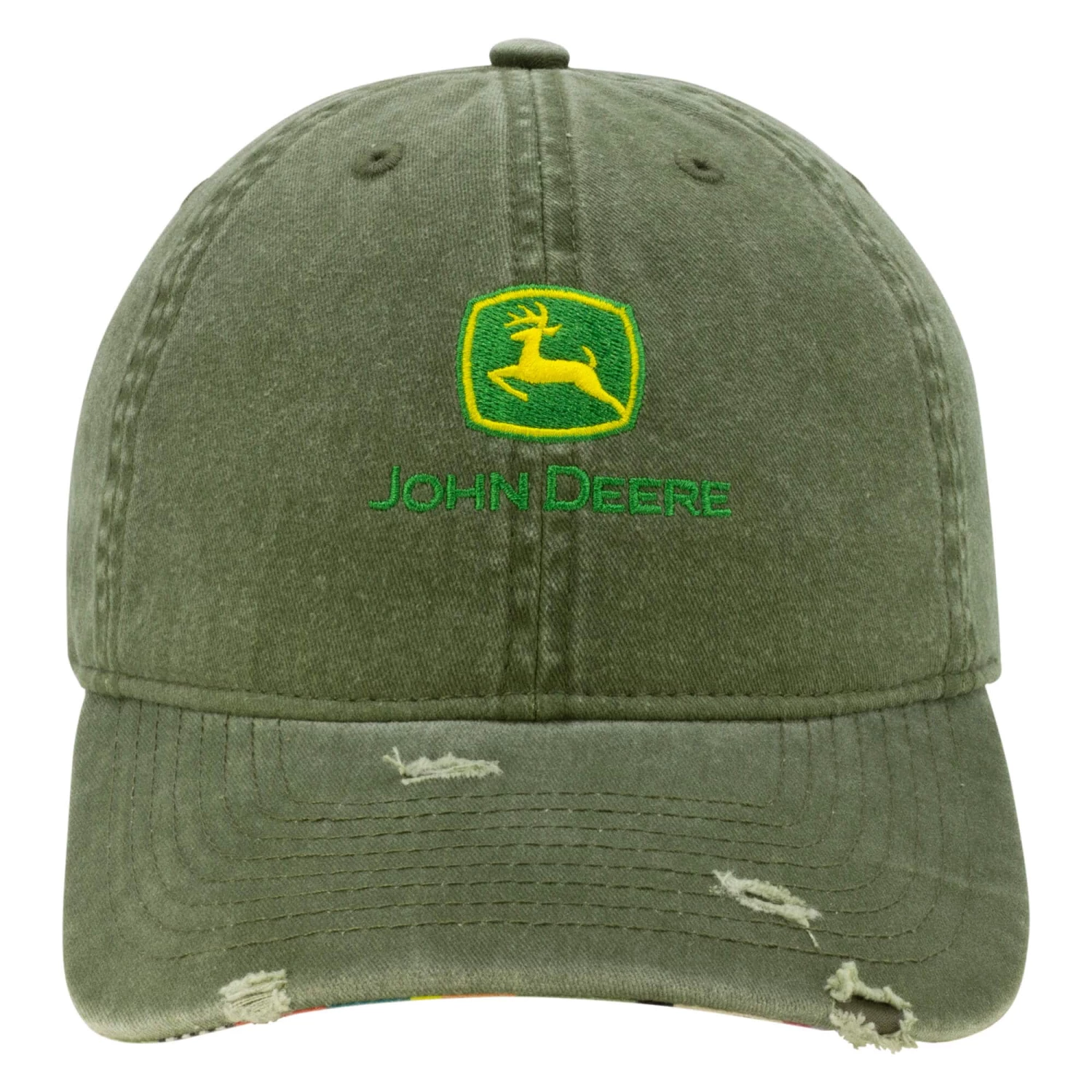 Discount โค๏ธ John Deere Hats One Size Fits Most Women's Olive Washed Cotton Baseball Cap ๐ 1 Discount โค๏ธ John Deere Hats One Size Fits Most Women's Olive Washed Cotton Baseball Cap ๐