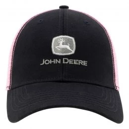 Promo ❤️ John Deere Hats One Size Fits Most Women's Black Cotton Baseball Cap 🎁
